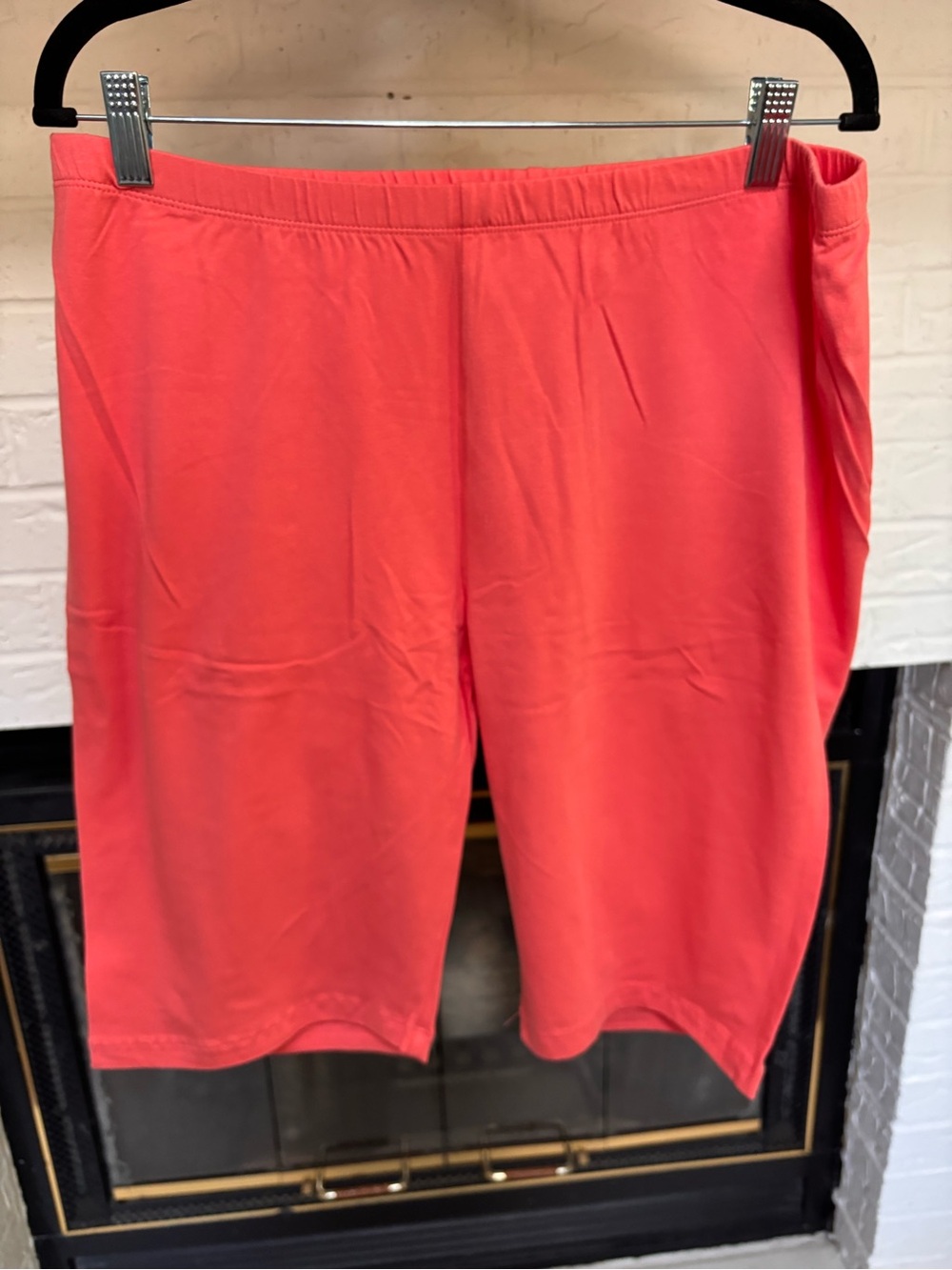 Zenana Outfitters Coral-Red Bike Shorts